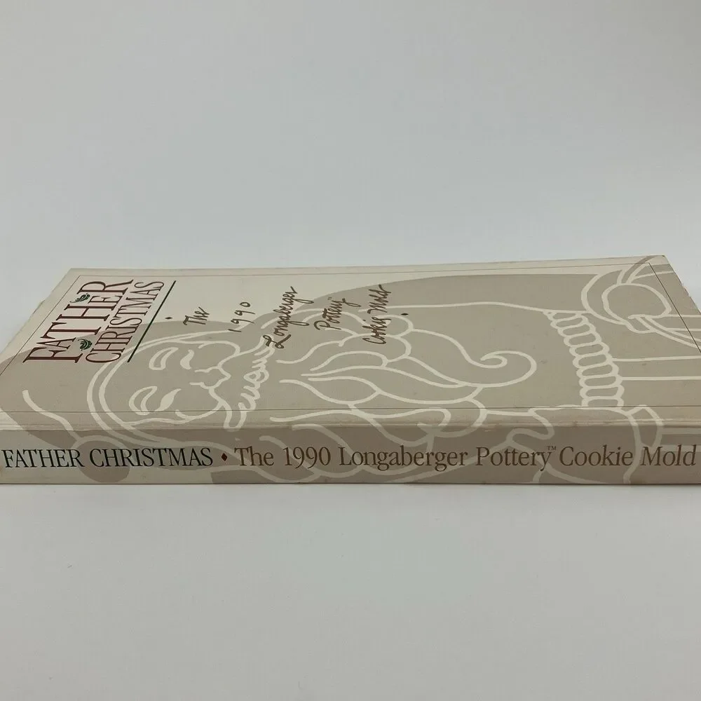 Longaberger Pottery Father Christmas Cookie Chocolate Mold | 9